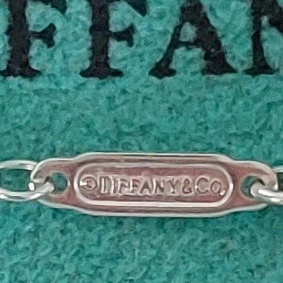 New Silver Heart Heart Tag Pendant and Chain ❤️ Necklace 16" - Picture 9 of 10